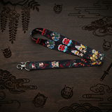 Lanyard - Demon Slayer - Characters (Black Background Chibi Art)