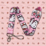 Lanyard - Sanrio - Hello Kitty with Bows and Strawberries