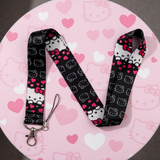 Lanyard - Hello Kitty - Hello Kitty and Hearts