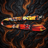 Lanyard - Dragon Ball - Super Saiyan Characters Black Fire