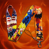 Lanyard - Dragon Ball - Super Saiyan Characters Fire Orange