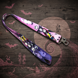 Lanyard - The Nightmare Before Christmas - Jack and Sally Pink