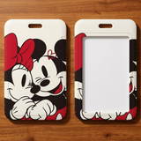 ID Card Badge Holder - Mickey & Friends - Mickey And Minnie Mouse Cuddling