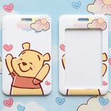 ID Card Badge Holder - Winnie the Pooh - Happy Hearts Sky