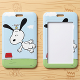 ID Card Badge Holder - Peanuts - Snoopy Flying With Propeller Hat