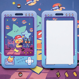 ID Card Badge Holder - Pokémon - Pikachu And Lucario Playing Video Game