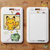 ID Card Badge Holder - Pokémon - Chibi Pikachu And Bulbasaur With Pokeball