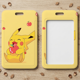 ID Card Badge Holder - Pokémon - Pikachu Eating Red Apple