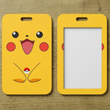 ID Card Badge Holder - Pokémon - Pikachu Happy Face Pokeball