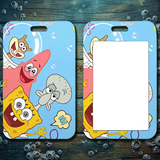 ID Card Badge Holder - SpongeBob SquarePants - SpongeBob And Friends Underwater Scene