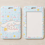 ID Card Badge Holder - Sanrio - Cinnamoroll On Cloud With Chick And Fruits
