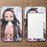 ID Card Badge Holder - Demon Slayer - Nezuko Kamado In Kimono With Bamboo