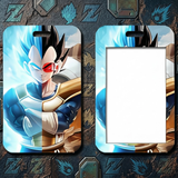 ID Card Badge Holder - Dragon Ball - Vegeta Super Saiyan Blue Split Design