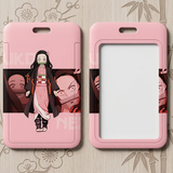ID Card Badge Holder - Demon Slayer - Nezuko Kamado Pink Anime Art