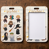 ID Card Badge Holder - Harry Potter - Chibi Harry Potter Characters Collage