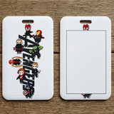 ID Card Badge Holder - Marvel - Chibi Avengers Characters With Avengers Text