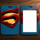 ID Card Badge Holder - DC Comics - Superman Red And Yellow S-Shield Logo