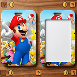ID Card Badge Holder - Super Mario - Mario With Friends In Mushroom Kingdom