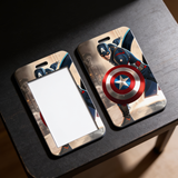 ID Card Badge Holder - Marvel - Captain America Charging With Shield
