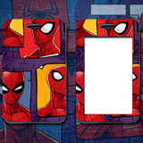 ID Card Badge Holder - Marvel - Spider-Man Comic Book Panels Red Purple