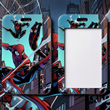 ID Card Badge Holder - Marvel - Spider-Man Swinging Through City Buildings