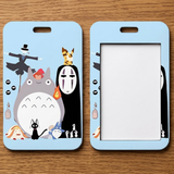 ID Card Badge Holder - Studio Ghibli - Totoro And Friends Blue Sky Scene