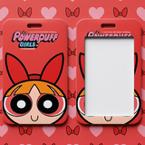 ID Card Badge Holder - Powerpuff Girls - Blossom Headshot Red Background