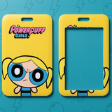 ID Card Badge Holder - Powerpuff Girls - Bubbles With Angry Face On Yellow