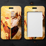 ID Card Badge Holder - Naruto - Uzumaki Sage Mode Split Face