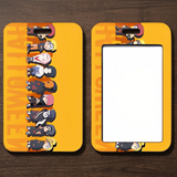 ID Card Badge Holder - Naruto - Akatsuki Chibi Characters Yellow Card