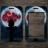ID Card Badge Holder - Naruto - Akatsuki Silhouette Under Full Moon