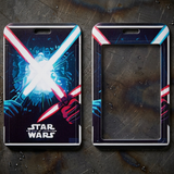 ID Card Badge Holder - Star Wars - Kylo Ren And Rey Lightsaber Battle