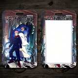ID Card Badge Holder - Jujutsu Kaisen - Yuji Itadori And Satoru Gojo Back-to-Back
