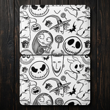 ID Card Badge Holder - The Nightmare Before Christmas - Jack Skellington And Friends Pattern