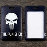 ID Card Badge Holder - Marvel - The Punisher Skull Logo Black Card