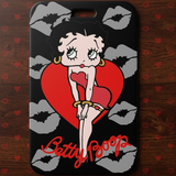 ID Card Badge Holder - Betty Boop - Red Heart Black Lips