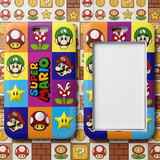 ID Card Badge Holder - Super Mario - Characters Grid Pattern