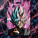 ID Card Badge Holder - Dragon Ball - Goku Black Super Saiyan Rose Blue