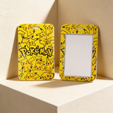 ID Card Badge Holder - Pokémon - Pikachu Poses On Yellow Background