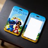 ID Card Badge Holder - Lilo & Stitch - Lilo And Stitch With Scrump