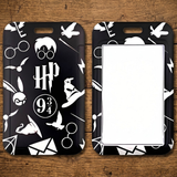 ID Card Badge Holder - Harry Potter - Icons Black And White
