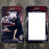 ID Card Badge Holder - Tokyo Ghoul - Ken Kaneki With Kagune On Checkered Floor