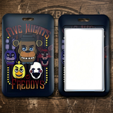 ID Card Badge Holder - Five Nights at Freddy's - Freddy Fazbear And Friends Character Collage