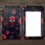ID Card Badge Holder - Marvel - Chibi Deadpool With Swords Pattern