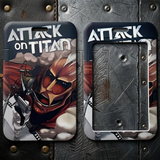 ID Card Badge Holder - Attack on Titan - Armored Titan And Eren Yeager