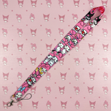 Lanyard - Sanrio - My Melody and Kuromi Pink Allover