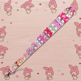 Lanyard - Sanrio - My Melody Poses and Hearts Pink