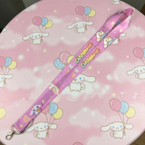 Lanyard - Sanrio - Cinnamoroll Pink with Balloons