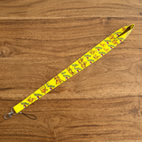 Lanyard - Pokémon - Pikachu and Poké Balls Yellow with Logo