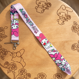 Lanyard - Sanrio - My Melody with Rose
